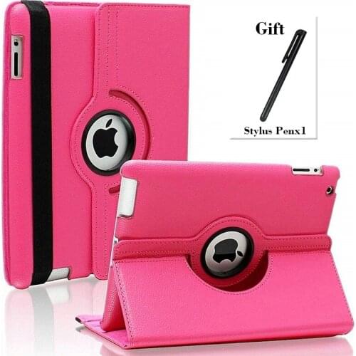 Case for iPad 4 3 2 9.7 inch Tablet - 360 Degree Rotating Smart Stand Protective Cover Auto Wake/Sleep for iPad 4th Gen Retina