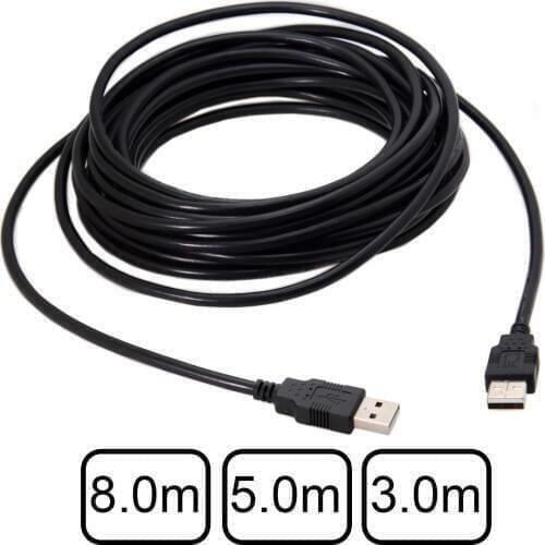 Chenyang 3m 8m USB Type-A Male to USB 2.0 Male Data Cable for Hard Disk & Scanner & Printer