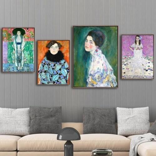 Home Decoration Poster Prints Wall Art Canvas Painting Picture Wall Pictures for Living Room Gustav Klimt