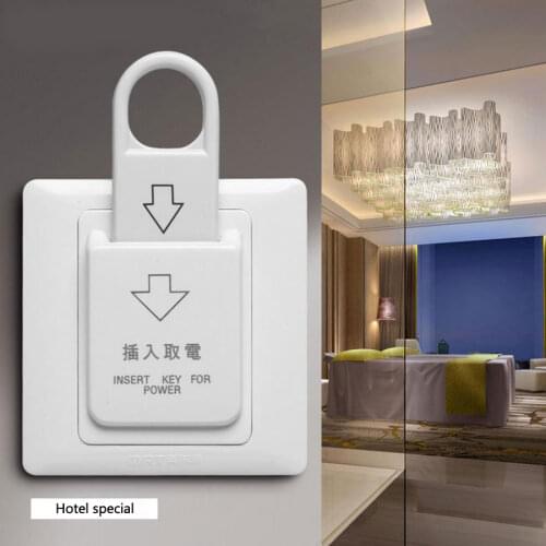 Hotel energy saving switch Magnetic card plug-in switch 40A without time delay Three line Insert Key for power
