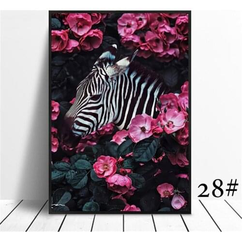 Animal Flower Lion Tiger Elephant Elk Orangutan DIY 11CT Cross Stitch Embroidery Kits Craft Needlework Set Cotton Design