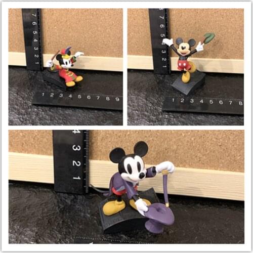 3Piece/lot 3-4cm Disney find Japan magician musician Mickey mouse doll accessories DIY accessories collection accessories