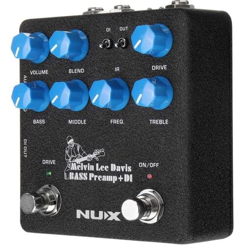 NUX NBP-5 Bass Preamp DI Guitar Effector Guitar Bass DI Effect Musical Instruments