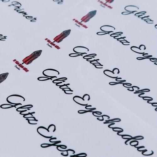 Personalize Rectangle Label Lash Sticker, Rectangle Eyelash Tube Bottle Container Labels, Custom Organizer Stickers