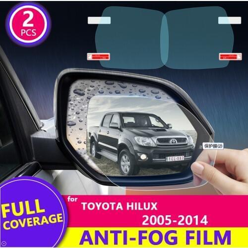 Full Cover Anti Fog Rainproof Film for Toyota Hilux 2005~2014 AN10 AN20 AN30 SR5 VIGO Revo Rearview Mirror Protective Film 2013