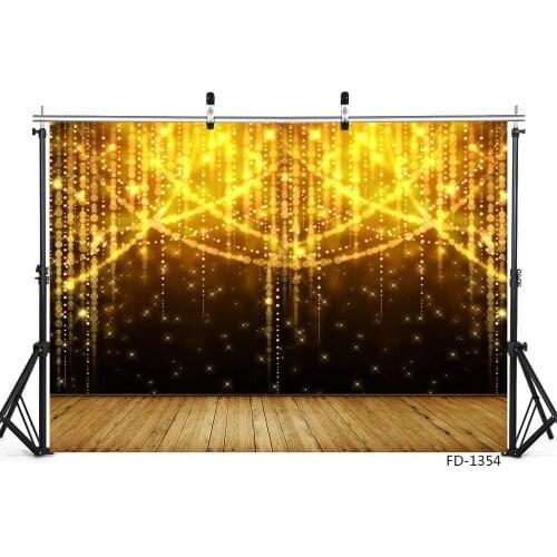 Christmas Party Dreamy Light String Glitter Wood Board Photography Decoration Children Backdrops Background Photo Studio Props