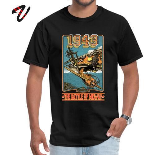 The Battle of Midway Quake Camisa Tops Tees 2019 New Jurassic Park Sleeve Male Tshirts Summer Labor Day Tee-Shirts Round Neck