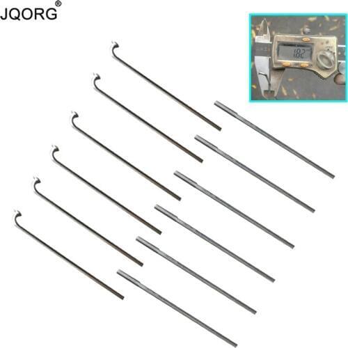 28 Pieces A Lot 304 Stainless Steel Material Diameter 1.8 mm J-bend Sliver Color Equal Diameter Cylinder Body 15G Bicycle Spokes