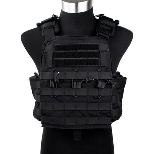 TMC2355 Black Outdoor CPC Tactical Vest non Reflective Cordura Fabric