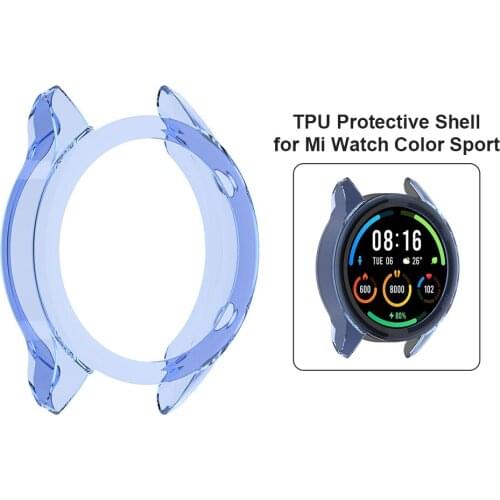 Moving Health Shatter-Resistant Case for Mi Watch Color Sport Protector Frame Watch Protect Shell Accessories