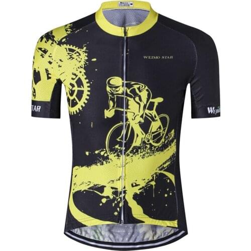 Weimostar Bike Team Racing Sport Cycling Jersey Breathable mtb Bicycle Cycling Clothing Summer Road Bike Jersey Cycle Clothes