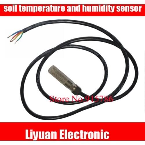 1pcs soil temperature and humidity sensor / 100% RH soil temperature sensor / soil moisture sensor Free shipping
