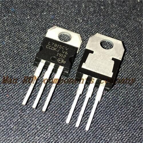 10PCS/LOT L7815CV TO220 L7815 TO-220 7815 LM7815 MC7815 In Stock stabilivolt voltage-regulator tube New original