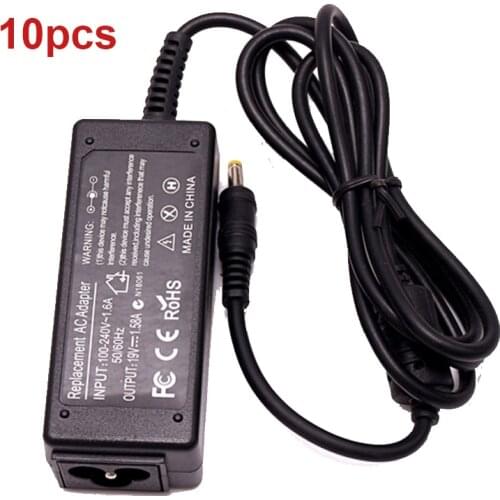 10PCS Wholesale 19V 1.58A 30W Adapter Charger For HP Compaq Mini 110c-1000 Mini 1000 Vivienne Tam Edition PC 4.0*1.7mm