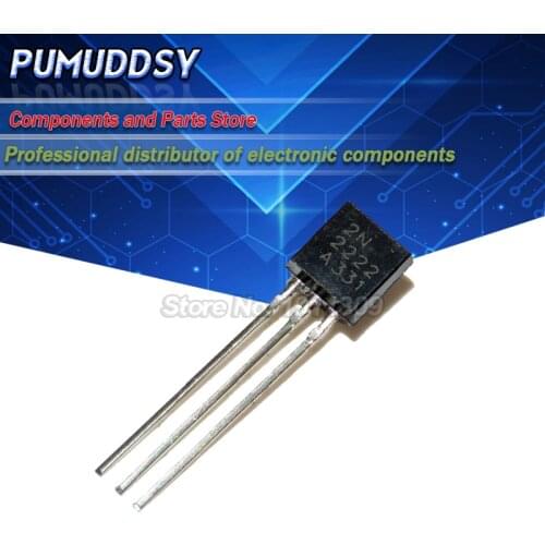 100PCS 2N2222 2N2222A TO-92 TO 92 new and IC