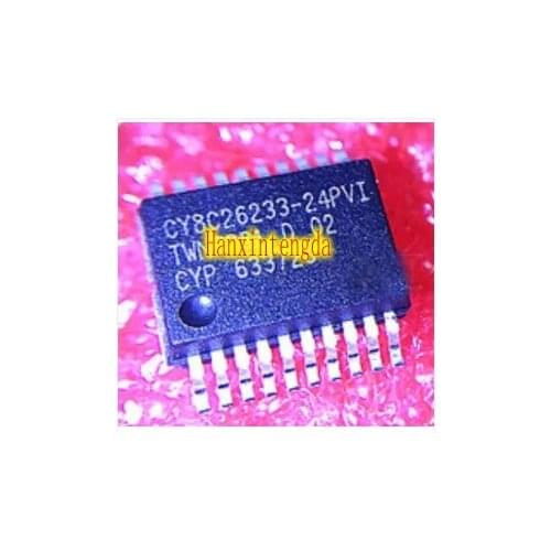 2pcs/lot CY8C26233-24PVI CY8C26233-24PVXI CY8C26233 SSOP20 [SMD]