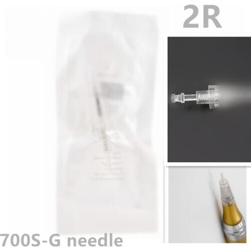 50pcs 2R NEWEST Sterilized POP Permanent Makeup lip/eyebrow cartridge Tattoo machine needle For tam ink digital kit