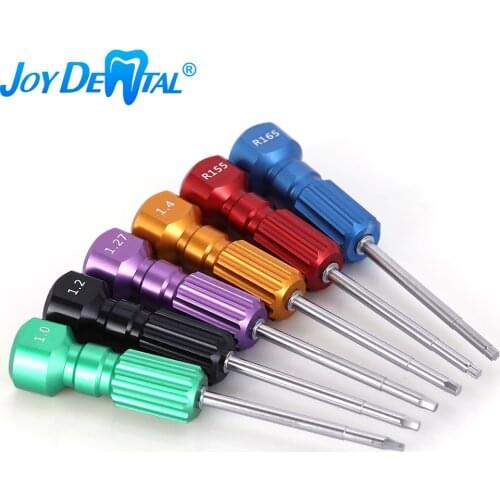 6pcs/Kit Dental Orthodontic Matching Tool Screwdriver Micro Screw Driver for Implants Dentist Tool