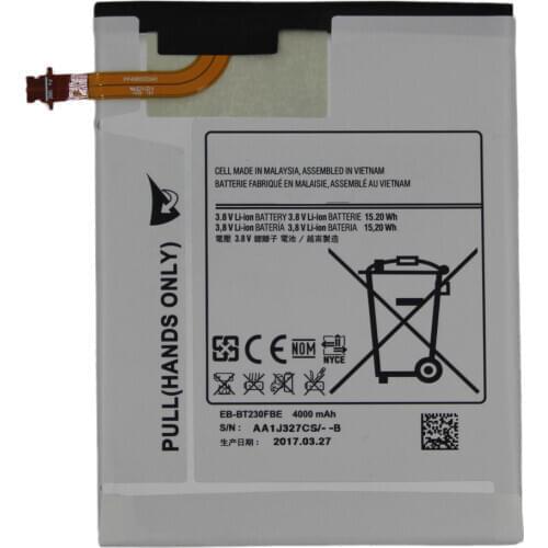 ISUNOO 4000mah Tablet Battery EB-BT230FBE For SAMSUNG Galaxy Tab 4 7.0 Nook T230 T231 T235 Replacement with Tools