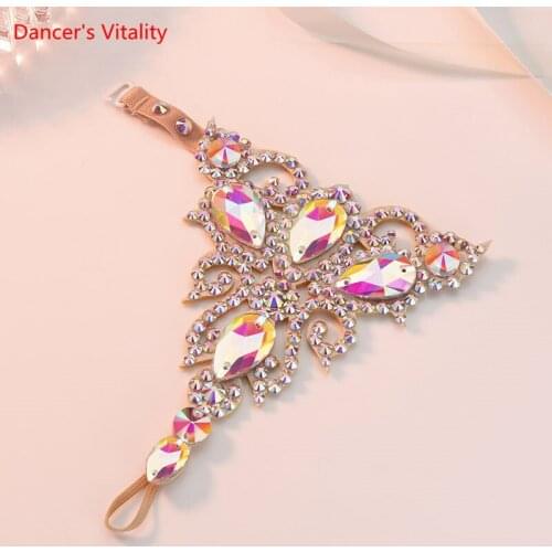 Belly Dance Foot Accessories High-end Diamond-Studded Anklet Oriental Dancing Female Adult Performance Accessories