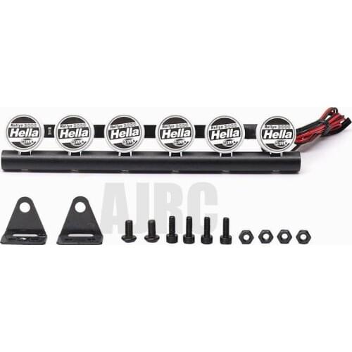 Remote control car LED light strip Traxxas Trx4 Trx6 axial SCX10 II RC4WD D110 90046 D90 RC tracked truck body shell roof light