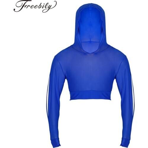 Mens Fashion See Through Sheer Mesh Long Sleeves T-shirt Men Pullover Hoodie Tee Male Slim Fit Casual Hip Hop Clubwear T shirt