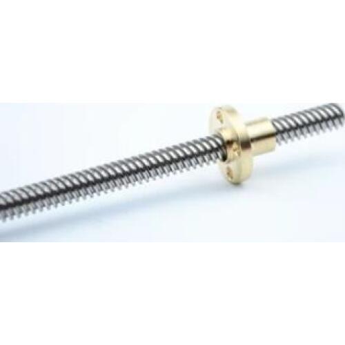 Hot sale wholesale for leadcsrew 0801 Stainless steel screw take with brass nut 400mm
