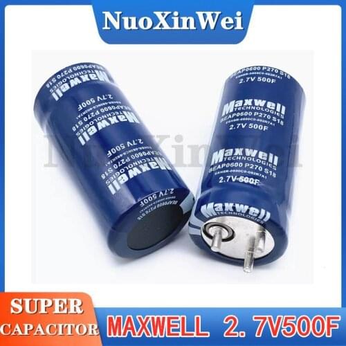 Maxwell farad capacitor 2.7V 500F*6pcs 35 * 60MM automotive supercapacitor
