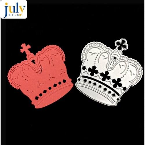 Julyarts Imperial Crown Pattern Metal Steel Dies Craft New Die Fustelle Mmetalliche Per Scrapbooking Metal Cutting Dies New 2019