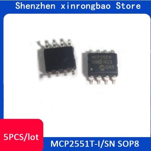 5pieces MCP2551T-I/SN MCP2551 SOP8 MICROCHIPCAN 200mV