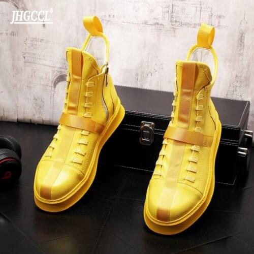 2021 New Mens Designer high tops zipper Casual flats platform Shoes ankle boot skateboard Shoes Sapato Social Masculino A6
