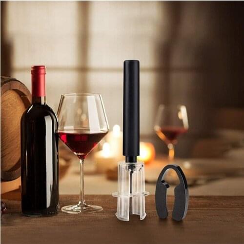 Air Pressure Pump Wine Opener Set Bar Accessories Stainless Steel Pin Corkscrew Kitchen Tools Champagne Red Wine Bottle Openers