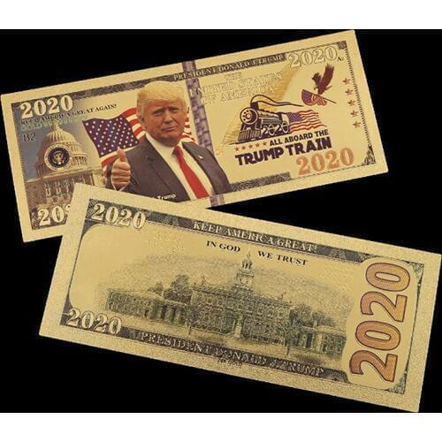New Design For America 2020s Trump Banknote 2020 Dollars Banknote as Bill Currency Gifts