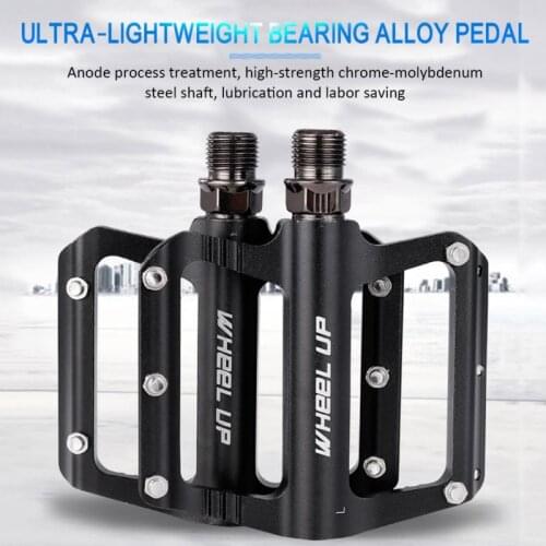 Bicycle pedal aluminum alloy bearing dead fly pedal non-slip foot pedal accessories Mountain bike road riding parts