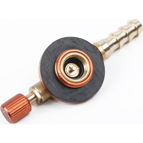 Flat Gas Tank Burner Valve Outdoor Burner Switch Stove Parts Long Head Valve