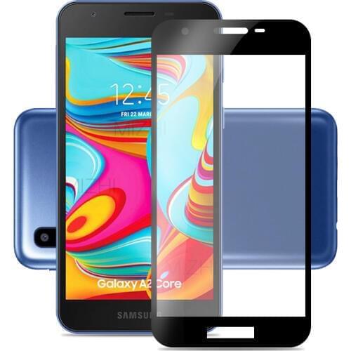 Full cover protective glass for Samsung Galaxy A2 Core tempered glas on the for Galaxy A2 Core A2Core screen protector film
