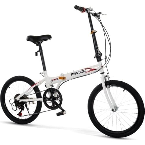 16 Inch, 20 Inch Folding Variable Speed Bicycle Men Women Adult Student Ultra-light Portable Folding Leisure Bicycle