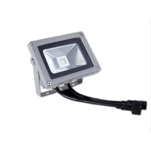 24V 10W 20w 30w 50w RGB DMX LED Flood Light Lamp Outdoor DMX512 Control Outdoor Wall LED Floodlight Landscape Spot