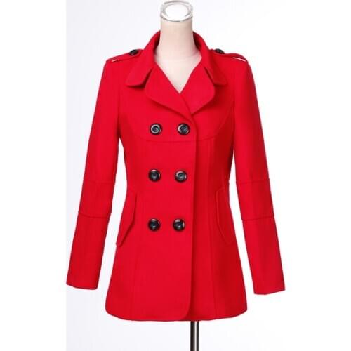 Spring Long Slim Blend Wool Coats 2021 Autumn Winter Women Overcoat Woolen Coat Autumn Winter Jacket Coat Womens Clothes Outwear