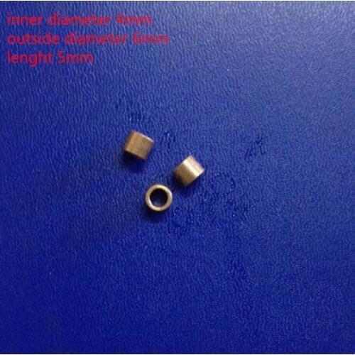 10pcs/lot 4mm Copper brass bushing guide sleeve Precision Oil bearing mini bearing