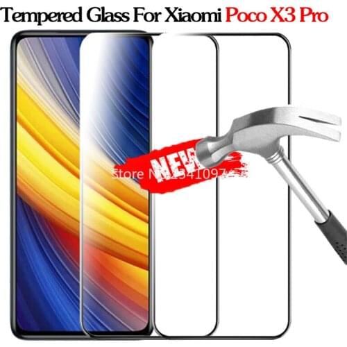 2Pcs Protective Glass for Xiamoi Poco X3 Pro X3pro Glass Tempered Glass for Xiaomi Poco X3 X 3 Pocox3 Nfc Pocophone Phone Cover