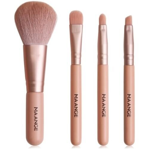 4Pcs Makeup Brushes Set Fcae Comestic Powder Foundation Blush Eyeshadow Eyeliner Lip Make up Brush Tools