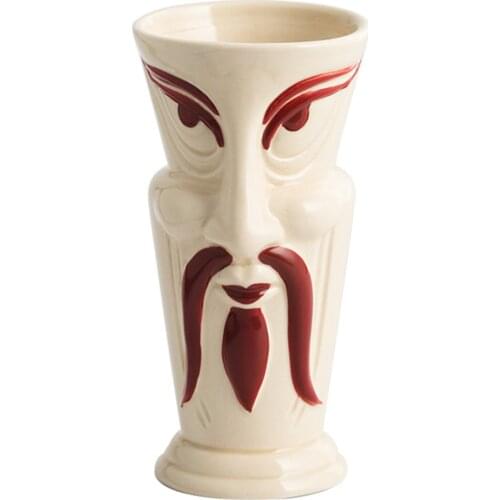 501ML Water Cup Small Totem Patterns Wine Glass Cocktail Cup Water Bottle for Women Men