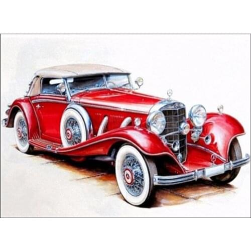 DIY Diamond Embroidery Standard Car 5D Diamond Painting Cross Stitch Mosaic Pattern Full Square Rhinestone Home Decor
