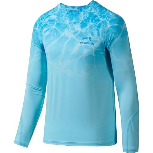 Bassdash Youth UPF50+ Camo Active Performance Long Sleeve Fishing Shirt