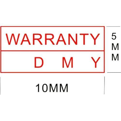 Free shipping fragile stickers, date label minimum tear not warranty sticker sticker can be customized 10*5mm