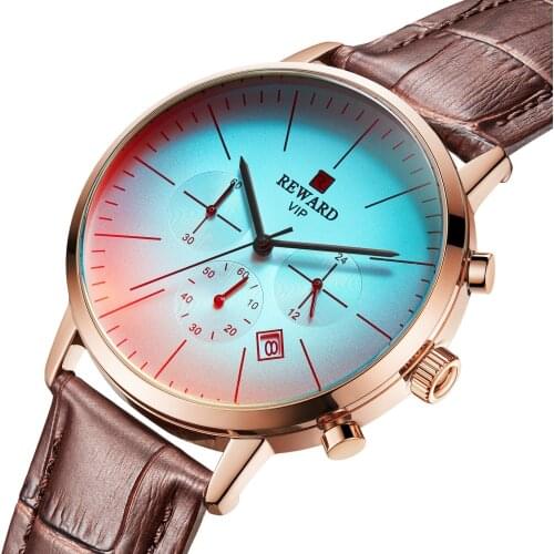 Luxury Brand Men Analog Leather Sports Watches Mens Army Military Discoloration Watch Male Date Quartz Clock Relogio Masculino