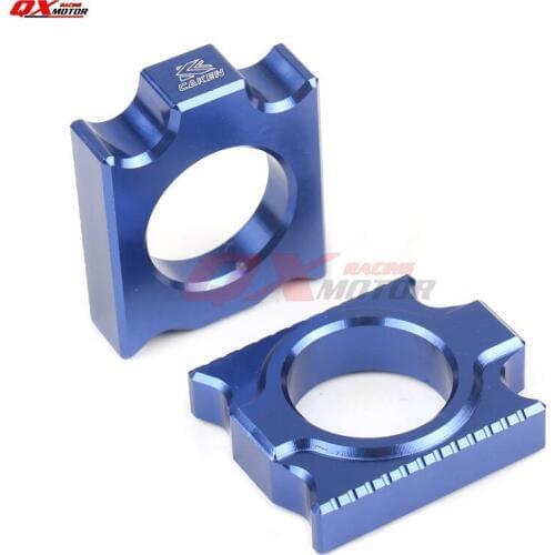 CNC Billet Axle Block Chain Adjuster For YZ250F 12-16 YZ450F 10-16 Dirt Bike MX Motocross Off Road Motorcycle Free shipping