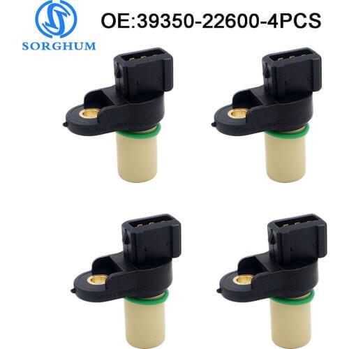 New 4PCS 39350-22600 Camshaft Position Sensor For Hyundai Accent 2000-2005 1.5/1.6L TDC Sensor Engine Code: 12V/16V, ALPHA G4ED
