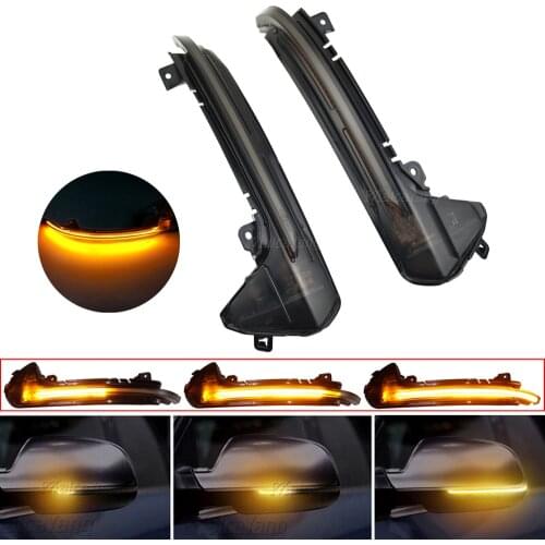 For Audi A6 C7 C7.5 RS6 S6 4G 2012-20181Pair LED Dynamic Side Rearview Mirror Sequential Turn Signal Light